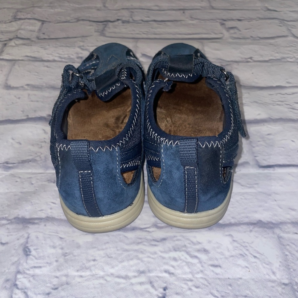 Earth Origins Effie Suede Dark Blue Size 8 - Picture 5 of 7